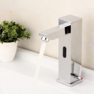 Salle de bains eau chaude et froide capteur <span class=keywords><strong>mitigeur</strong></span> <span class=keywords><strong>infrarouge</strong></span> Induction automatique sans contact bassin robinet usine - Product Image 2