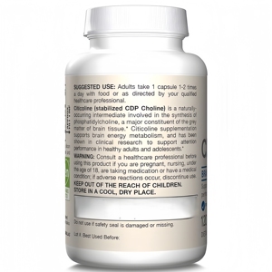 Disponibili Capsule di Citicolina CDP Choline, Integratore Nootropico per la <span class=keywords><strong>Salute</strong></span> Cerebrale, Supporto alla Memoria, Concentrazione e Prestazioni Cognitive - Product Image 2