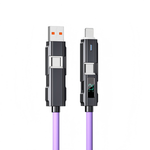 Cavo di Ricarica Rapida Powerline II 4-in-1 PD 60W USB C Multi per iPhone, <span class=keywords><strong>Sony</strong></span> <span class=keywords><strong>Xperia</strong></span>, <span class=keywords><strong>Smartphone</strong></span> Android e Computer - Product Image 2
