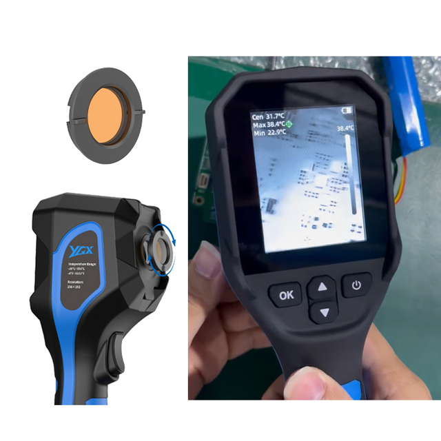 Macro Lens for Thermal Imager PCB Inspection Close-Range Infrared Lens for YXI256D YXI160E