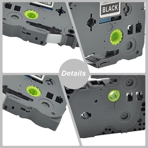 Orison-Cinta adhesiva laminada para impresora táctil <span class=keywords><strong>P</strong></span>, cinta adhesiva estándar, transparente, azul, 6mm, compatible con Brother TZe113, 1, 2, 2, 2, 1, 2 - Product Image 4