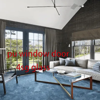 Proveedor de Ventanas de PU, Servicio ODM Disponible, Perfil de Extrusión de Fibra de Vidrio FRP GRP, Perfil Resistente a la Intemperie para Estructuras de Edificios Comerciales