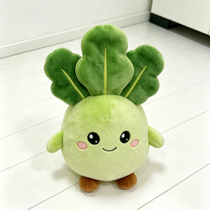 Juguete de peluche personalizado de repollo chino de dibujos animados, almohada de peluche de verdura de hoja gruesa, juguete de peluche de Bok Choy - Product Image 3