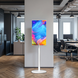 32-inch di động đứng màn hình cảm ứng <span class=keywords><strong>LED</strong></span> màn hình thông minh TV hiển thị với bánh xe đứng di động truy cập và dễ dàng di động - Product Image 2