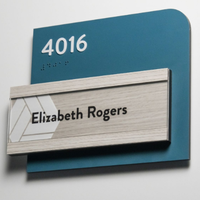 Plaque de porte personnalisée ADA en braille pour numéro de chambre d'hôtel