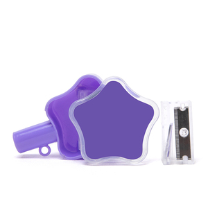 Trẻ Em Bằng Sáng Chế An Toàn OEM ODM Biểu Tượng Tùy Chỉnh Dịch Vụ Giá Rẻ Dễ Thương Trái Tim Hình Dạng Ngôi Sao Giá Lỗ Duy Nhất Bút Chì Cắt mài - Product Image 4