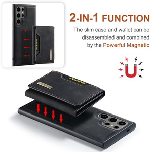 Étui en cuir magnétique <span class=keywords><strong>Caseme</strong></span> pour iPhone 17, 16, 15 avec porte-cartes intégré - Product Image 2