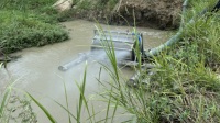 Filtre d'extraction d'eau pour l'irrigation, 10 pouces, rotatif, autonettoyant, respectueux des poissons, à entraînement hydraulique pour l'agriculture