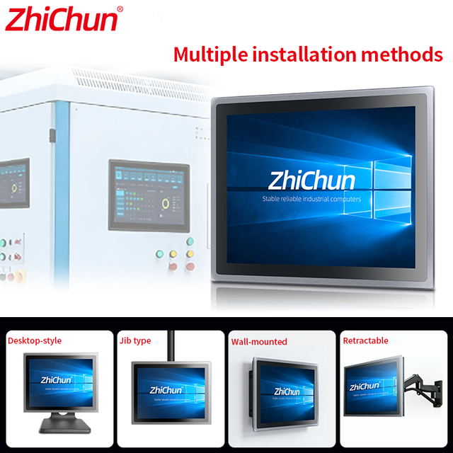 10.1/15.6/21.5 Tablet Brightness Custom Logo Embedded CNC Machine Industrial Capacitive Touch Screen Wifi 4G Tablet PC