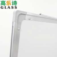 Tableau blanc magnétique mobile 24x36, directement de l'usine, avec roulettes pivotantes à 360° en PU |   Tableau effaçable à sec robuste en plastique et métal