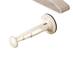 Wall Mounted Clothes <b>Hanger</b> <b>Organizer</b> Suction Cup No Drilling Balcony Drying Rack <b>Storage</b> Solution For Clothing <b>Hangers</b> - Product Image 5
