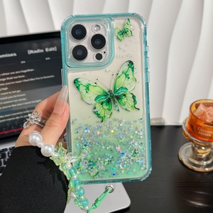 Sparkling Clear Funda para <span class=keywords><strong>teléfono</strong></span> móvil Fundas con correa para <span class=keywords><strong>teléfono</strong></span> Contraportada para iPhone 16 17 Pro Max Fundas <span class=keywords><strong>De</strong></span> Celulares Al Por Mayor - Product Image 1