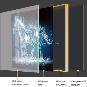 Mode chaude Grand Moderne De Luxe Décoratif <span class=keywords><strong>7</strong></span> Cheval Mur <span class=keywords><strong>Art</strong></span> Cristal Porcelaine Peintures Murales Décor À La Maison Mur <span class=keywords><strong>Art</strong></span> pour Salon - Product Image 4