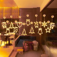 Luz Decorativa Navideña con Motivo de Reno 2D y Copo de Nieve, para Decoración Navideña, Venta Directa de Fábrica