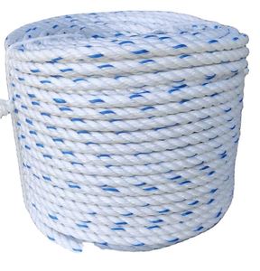 Cordes d'amarrage marines en polypropylène torsadé à 3 brins pour fabricants - Product Image 1
