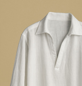 Chemises <span class=keywords><strong>en</strong></span> <span class=keywords><strong>lin</strong></span> blanc personnalisables pour femmes, blouses, hauts, chemises durables pour femmes, chemises à col <span class=keywords><strong>en</strong></span> V, chemises écologiques, surchemises <span class=keywords><strong>en</strong></span> <span class=keywords><strong>lin</strong></span> - Product Image 3