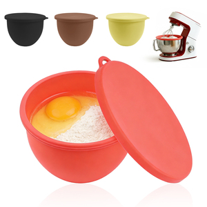 Revestimientos de Silicona para Tazones de Mezcla, Aptos para Lavavajillas y Microondas, Ajuste Hermético, Grosor Reforzado, Libres de BPA, para Kitchenaid de 5 Cuartos - Product Image 3