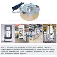 Sensor de fuerza de compresión y tensión de acero aleado YZC-217 5T para máquina de ensayo, módulo de presión para calibración de prensas