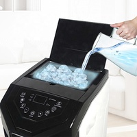 Panneau de commande tactile à LED en plastique durable Portable Réservoir d'eau électrique 20L Ventilateur refroidisseur d'air évaporatif en nid d'abeille