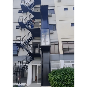 आउटडोर ग्लास केबिन आवासीय शफ्टलेस होम लिफ्ट 3 मंजिल 2 व्यक्ति हाइड्रोलिक विला घर लिफ्ट - Product Image 2