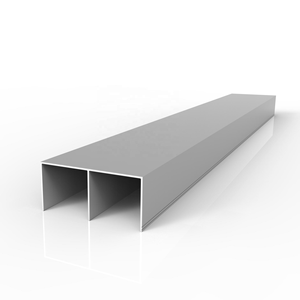 Fábrica! Perfis de Porta Deslizante de Alumínio para Guarda-Roupa OEM Design de Guarda-Roupa de Duas Cores Móveis para Quarto Porta Deslizante de Alumínio - Product Image 3