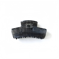 Pince à cheveux en acétate 9 cm, motif écossais, barrette translucide colorée, accessoires de mode pour femmes, cadeau de fête
