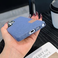 Étui de téléphone anti-chute magnétique en lin tissé Meracly compatible avec Samsung Galaxy S26/25/24/23 ultra S26/25/24/23+
