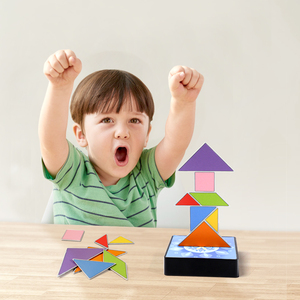 UCMD 3D Gioco Giochi Educativi di Apprendimento Giocattoli In <span class=keywords><strong>Metallo</strong></span> Magnetico Tangram Capretto Educativo Di Puzzle - Product Image 6