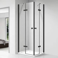 Cabine de douche de luxe en acier inoxydable, Led à vapeur, salles de douche en verre Transparent, les plus populaires