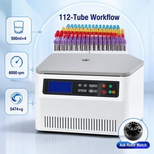 Centrífuga Profesional ClearSight CGCSZ-010 para Células Madre, 4x500ml, 6000rpm, Rotor Angular, Procesamiento de Microplacas, Veterinaria - Product Image 2