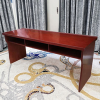 Mesa de Conferencia de Madera Clásica de Estilo Antiguo, Mesa de Púlpito, Podio