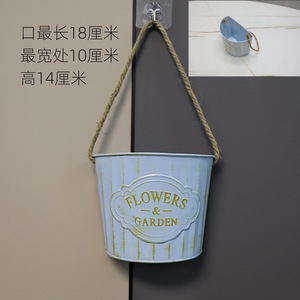 Metal Half Round Hanging Basket Flower Growing <b>Pot</b> Wedding Display Plant <b>Stand</b> Rack - Product Image 5
