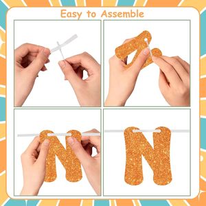 Decoraciones para el Primer Cumpleaños de un Niño <span class=keywords><strong>Feliz</strong></span>, Letreros de <span class=keywords><strong>Feliz</strong></span> Cumpleaños de 1 Año Estilo Boho, Decoraciones Retro Hippie para la Fiesta del Primer Cumpleaños - Product Image 6