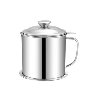 <span class=keywords><strong>M</strong></span> 1.3L Modern paslanmaz çelik yağ filtresi Pot Metal yağ süzgeç partiler için mutfak aracı yağ depolama için olabilir - Product Image 6