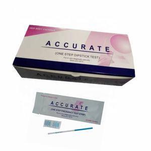 Kit de <span class=keywords><strong>test</strong></span> rapide de grossesse HCG précis pour bébé, prix d'usine, en vente - Product Image 1