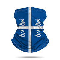 Cache-cou tubulaire motif drapeau de la Martinique, vente en gros, personnalisé, haute qualité, pour le sport, le cyclisme, la pêche et les accessoires quotidiens