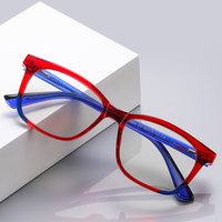 Nouvelles lunettes anti-lumière bleue pour jeunes 20206, lunettes d'ordinateur, blocage des couleurs, insertion de cœur, petite monture carrée, lunettes optiques pour enfants, style