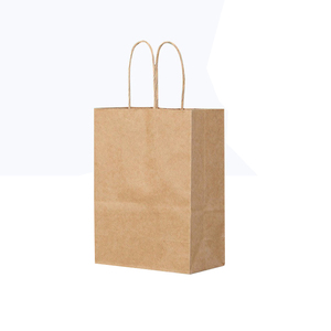 Bolsa de Papel Kraft Marrón Reciclada Desechable Ecológica, Estilo Clásico, para Promoción, Supermercado, Exhibición, Compras - Product Image 6