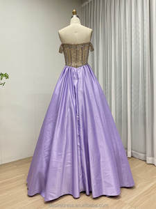 MB40462 <span class=keywords><strong>Abito</strong></span> da ballo <span class=keywords><strong>lilla</strong></span> glamour chic 2026, lussuoso top ricamato a mano, <span class=keywords><strong>abito</strong></span> da sera con scollo a cuore, elegante per matrimoni e feste formali - Product Image 6