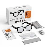 Lunettes Intelligentes S3 Ultra AI avec Caméra 5MP, Vidéo, Photo, Traduction IA, Reconnaissance d'Images, Enregistrement Musical et Traducteur en Temps Réel