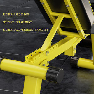 Chaise de fitness professionnelle, banc de musculation multifonctionnel, banc à haltères réglable, type assis-assis, entraînement abdominal en acier - Product Image 2