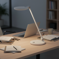 Lampe de bureau LED électrique contemporaine, simple, rotative, à gradation progressive, lumière protectrice pour les yeux, portable, flexible, lampe de lecture LED pour bureaux