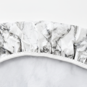 Mantel de PEVA estampado con respaldo de franela para mesa de cóctel de vinilo redondo de 100 a 110cm para bares, hoteles, uso comercial de marca - Product Image 1