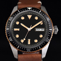Buceo-Reloj De pulsera para hombre, accesorio masculino De pulsera resistente al agua con mecanismo automático De movimiento De zafiro y cristal De alta calidad, 10 ATM