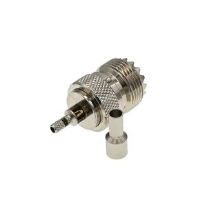 ขั้วต่อ RF แบบ Crimp Type SO239 UHF ตัวเมีย สำหรับสายโคแอกเชียล RG58 - Product Image 3