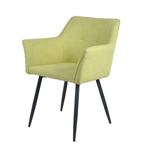 Precio barato de Bazhou fábrica de muebles para el hogar de metal moderno tapizado PU Silla de comedor de cuero al por mayor - Product Image 5