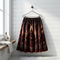 Nouvelle jupe de table Halloween 2026 en polyester, résistante à la décoloration et aux taches, housse décorative pour tables à manger et armoires