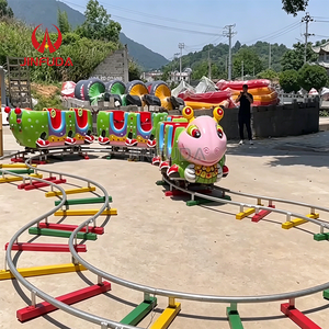Juego de <span class=keywords><strong>Tren</strong></span> Eléctrico para Parque de Atracciones, <span class=keywords><strong>Tren</strong></span> para Niños y Adultos con Vías para Usar <span class=keywords><strong>al</strong></span> Aire Libre - Product Image 1