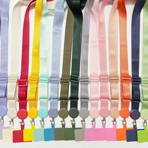 Wholesale New Detachable Adjustable Neck Strap Universal Polyester and Nylon Lanyard Phone Chain Patch Crossbody Phone Lanyard