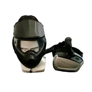 Питание очистки воздуха респираторы автоматический Затмевая шлем с воздушным фильтром вентиляции